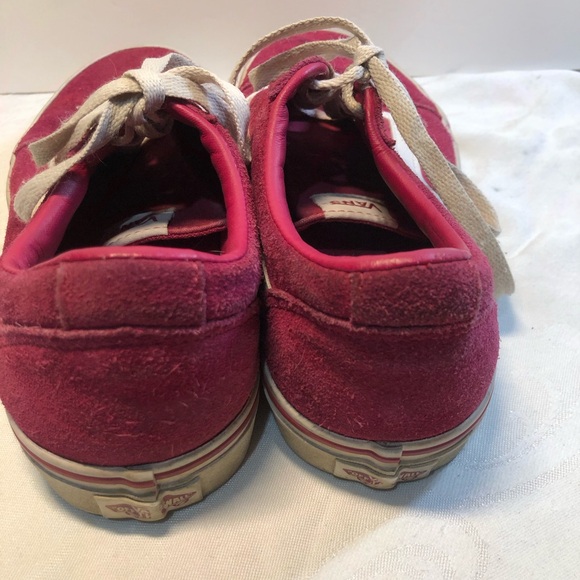 Vans Unisex old School suede Burgundy Ward Low Top Lace-Up Skateboard Shoe W 9.5 - Picture 8 of 13